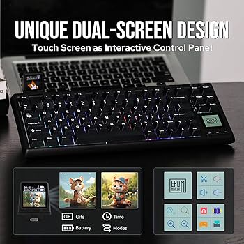 Amazon.com: EPOMAKER RT80 75% Wireless Gaming Keyboard with